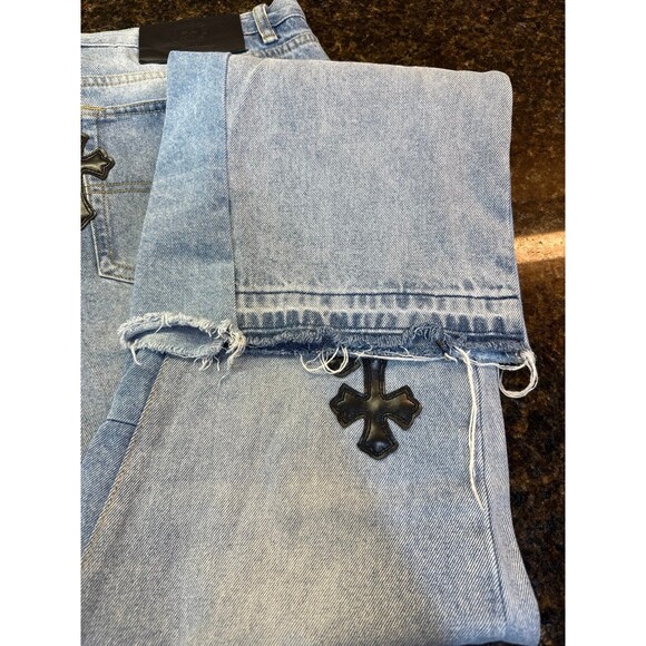 Chrome Hearts Levi’s Denim Jeans Size 40 Like New - Picture 9 of 12